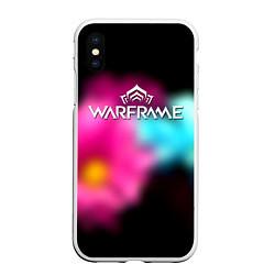 Чехол iPhone XS Max матовый Warframe true color, цвет: 3D-белый