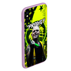 Чехол iPhone XS Max матовый The Prodigy Keith Flint, цвет: 3D-сиреневый — фото 2