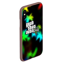 Чехол iPhone XS Max матовый GTA 5 tropicano, цвет: 3D-коричневый — фото 2