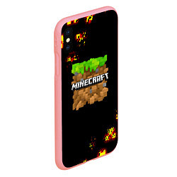 Чехол iPhone XS Max матовый Minecraft mobile game story, цвет: 3D-баблгам — фото 2