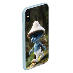 Чехол iPhone XS Max матовый Шайлушай синий, цвет: 3D-голубой — фото 2