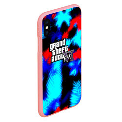 Чехол iPhone XS Max матовый GTA 6 тропики, цвет: 3D-баблгам — фото 2