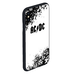 Чехол iPhone XS Max матовый AC DC anarchy rock, цвет: 3D-черный — фото 2