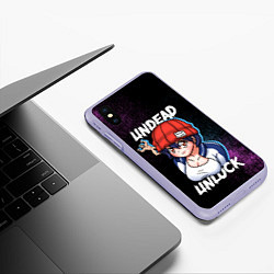 Чехол iPhone XS Max матовый Undead Unluck - Characters, цвет: 3D-светло-сиреневый — фото 2