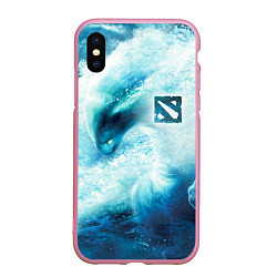 Чехол iPhone XS Max матовый Dota 2 - Morphling, цвет: 3D-розовый