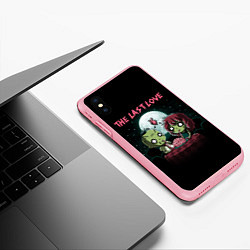Чехол iPhone XS Max матовый The last love zombies, цвет: 3D-баблгам — фото 2