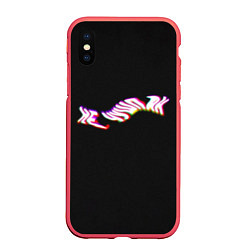Чехол iPhone XS Max матовый Не чушпан арт, цвет: 3D-красный