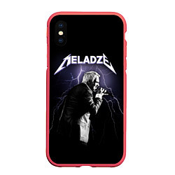 Чехол iPhone XS Max матовый Meladze - Metallica