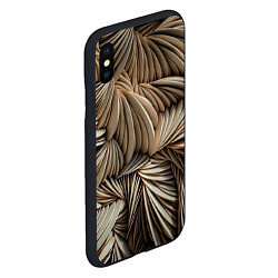 Чехол iPhone XS Max матовый Текстурные фоны, цвет: 3D-черный — фото 2