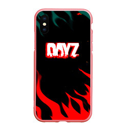 Чехол iPhone XS Max матовый Dayz flame, цвет: 3D-баблгам