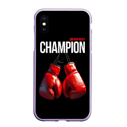 Чехол iPhone XS Max матовый Siberian Rocky Champion
