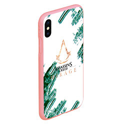 Чехол iPhone XS Max матовый Assasins creed mirage game pattern, цвет: 3D-баблгам — фото 2