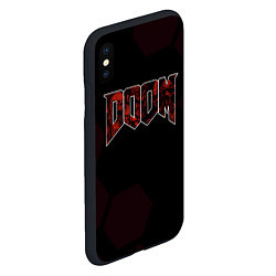 Чехол iPhone XS Max матовый Doom mick gordon, цвет: 3D-черный — фото 2