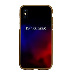 Чехол iPhone XS Max матовый Darksiders gradient, цвет: 3D-коричневый