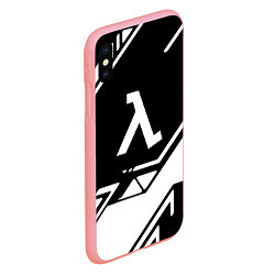 Чехол iPhone XS Max матовый Half life текстура геометрия, цвет: 3D-баблгам — фото 2