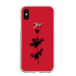 Чехол iPhone XS Max матовый Depeche Mode violator musical