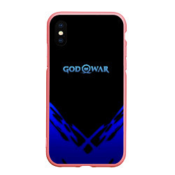 Чехол iPhone XS Max матовый God of War geometry steel, цвет: 3D-баблгам