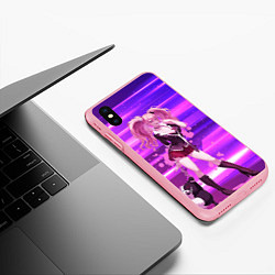 Чехол iPhone XS Max матовый Джунко Эношима из Данганронпы, цвет: 3D-баблгам — фото 2