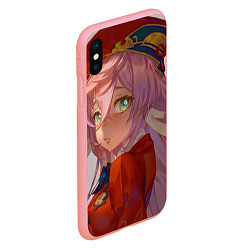 Чехол iPhone XS Max матовый Genshin Impact Янь Фэй cute, цвет: 3D-баблгам — фото 2