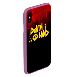 Чехол iPhone XS Max матовый Death land Bokuyaba, цвет: 3D-фиолетовый — фото 2