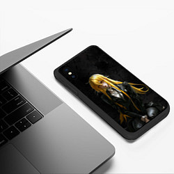 Чехол iPhone XS Max матовый Гидо - Ведьма и чудовище, цвет: 3D-черный — фото 2