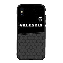 Чехол iPhone XS Max матовый Valencia sport на темном фоне посередине