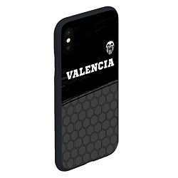 Чехол iPhone XS Max матовый Valencia sport на темном фоне посередине, цвет: 3D-черный — фото 2