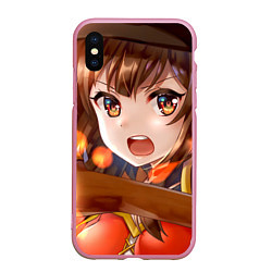 Чехол iPhone XS Max матовый Konosuba Мэгумин cute