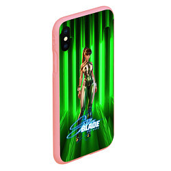 Чехол iPhone XS Max матовый Stellar Blade green Eve, цвет: 3D-баблгам — фото 2