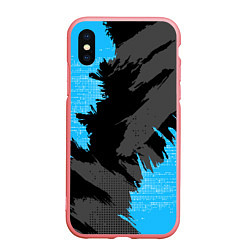 Чехол iPhone XS Max матовый Extreme blue, цвет: 3D-баблгам