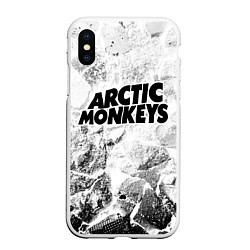 Чехол iPhone XS Max матовый Arctic Monkeys white graphite