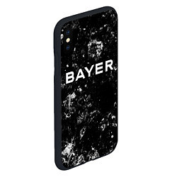 Чехол iPhone XS Max матовый Bayer 04 black ice, цвет: 3D-черный — фото 2