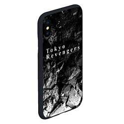 Чехол iPhone XS Max матовый Tokyo Revengers black graphite, цвет: 3D-черный — фото 2