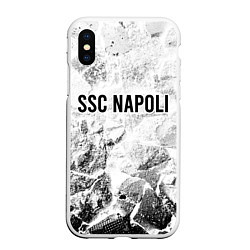 Чехол iPhone XS Max матовый Napoli white graphite