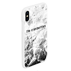 Чехол iPhone XS Max матовый The Cranberries white graphite, цвет: 3D-белый — фото 2