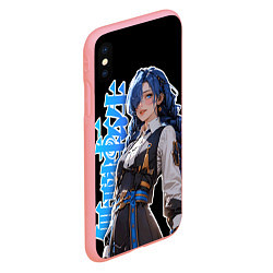 Чехол iPhone XS Max матовый Mushoku Tensei - Рокси тян, цвет: 3D-баблгам — фото 2