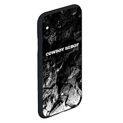 Чехол iPhone XS Max матовый Cowboy Bebop black graphite, цвет: 3D-черный — фото 2
