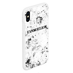 Чехол iPhone XS Max матовый Evangelion dirty ice, цвет: 3D-белый — фото 2