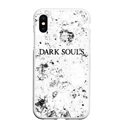 Чехол iPhone XS Max матовый Dark Souls dirty ice