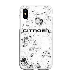 Чехол iPhone XS Max матовый Citroen dirty ice