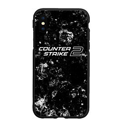 Чехол iPhone XS Max матовый Counter-Strike 2 black ice, цвет: 3D-черный