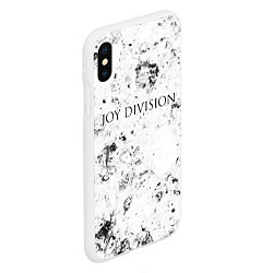 Чехол iPhone XS Max матовый Joy Division dirty ice, цвет: 3D-белый — фото 2