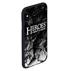 Чехол iPhone XS Max матовый Heroes of Might and Magic black graphite, цвет: 3D-черный — фото 2