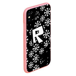 Чехол iPhone XS Max матовый Roblox winter, цвет: 3D-баблгам — фото 2