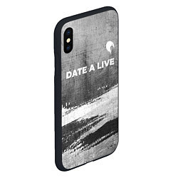 Чехол iPhone XS Max матовый Date A Live - grey gradient посередине, цвет: 3D-черный — фото 2