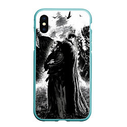 Чехол iPhone XS Max матовый Musashi Miyamoto And Berserk, цвет: 3D-мятный