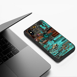 Чехол iPhone XS Max матовый Уличный гонщик кс, цвет: 3D-черный — фото 2