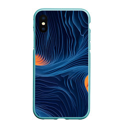 Чехол iPhone XS Max матовый Абстрактная иллюзия