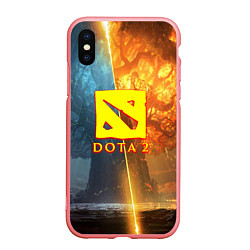 Чехол iPhone XS Max матовый DOTA 2 лес эльфов, цвет: 3D-баблгам