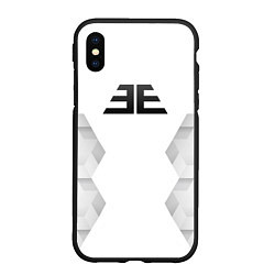 Чехол iPhone XS Max матовый Imagine Dragons white poly, цвет: 3D-черный